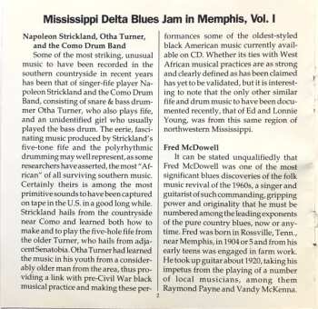 CD Various: Mississippi Delta Blues Jam In Memphis Volume 1