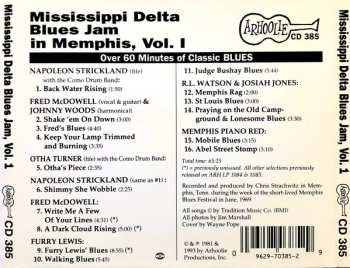 CD Various: Mississippi Delta Blues Jam In Memphis Volume 1