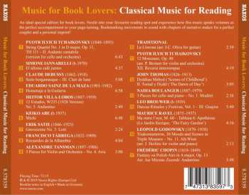 CD Various: Music For Book Lovers: Classical Music For Reading
