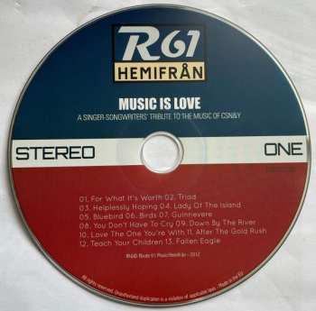 2CD Various: Music Is Love (A Singer-Songwriters' Tribute To The Music Of CSN&Y)