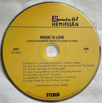 2CD Various: Music Is Love (A Singer-Songwriters' Tribute To The Music Of CSN&Y)