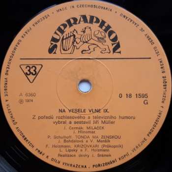 LP Various: Na Veselé Vlně IX.