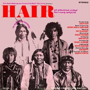 LP Various: New York Shakespeare Festival Public Theater Presents Hair: An American Tribal Love-Rock Musical