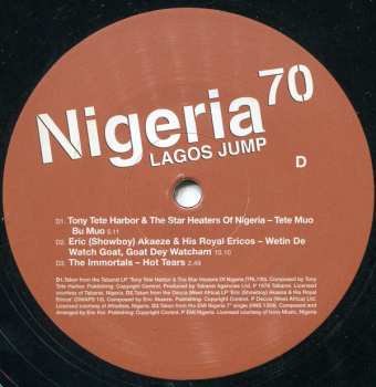2LP Various: Nigeria 70 (Lagos Jump: Original Heavyweight Afrobeat, Highlife & Afro-Funk)