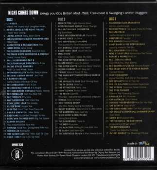 3CD/Box Set Various: Night Comes Down: 60s British Mod, R&B, Freakbeat & Swinging London Nuggets