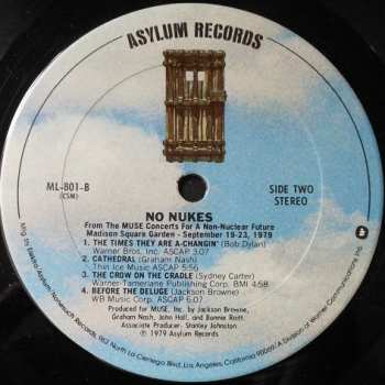 3LP Various: No Nukes - From The Muse Concerts For A Non-Nuclear Future - Madison Square Garden - September 19-23, 1979