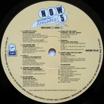 2LP Various: Now That's What I Call Music 5