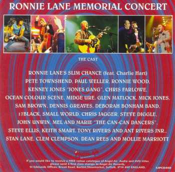 2CD Various: One For The Road: Ronnie Lane Memorial Concert 