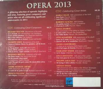 2CD Various: Opera 2013 A Year Of Celebrations