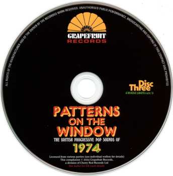 3CD/Box Set Various: Patterns On The Window (The British Progressive Pop Sounds Of 1974)