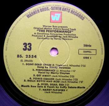 LP Various: Performance: Original Motion Picture Sound Track
