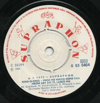 SP Various: PF 1970 Supraphon 
