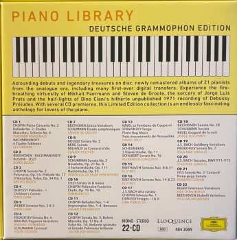 22CD/Box Set Various: Piano Library (Deutsche Grammophon Edition)
