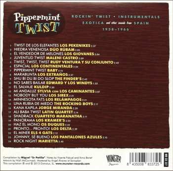 CD Various: Pippermint Twist (Rockin' Twist - Instrumentals - Exotica And Other Sound From Spain 1958-1966)