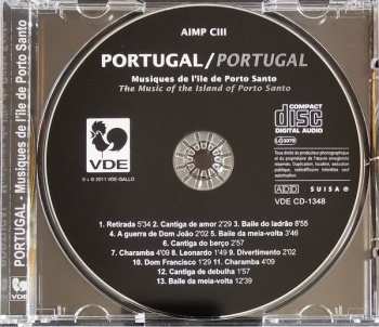 CD Various: Portugal: Musique De L'île De Porto Santo (Archipel De Madère) = The Music Of The Island of Porto Santo (Madeira Archipelago)