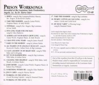 CD Various: Prison Worksongs