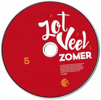 5CD Various: Radio 2 - Zot Veel Zomer - Het Beste Uit De Zomer Top 500