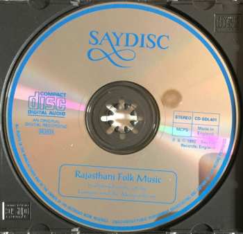 CD Various: Rajasthani Folk Music / Traditional Music Of The Langas & The Manganiyars