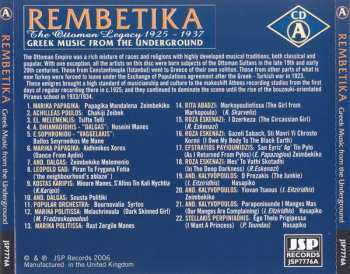 4CD/Box Set Various: Rembetika (Greek Music From The Underground)