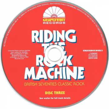 3CD/Box Set Various: Riding The Rock Machine: British Seventies Classic Rock