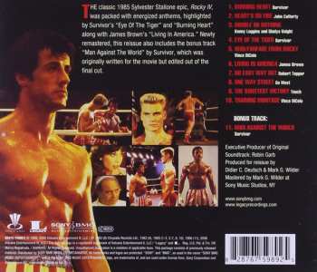 CD Various: Rocky IV (Original Motion Picture Soundtrack)