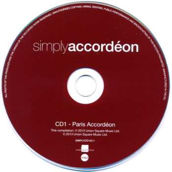 4CD/Box Set Various: Simply Accordéon