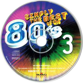 4CD Various: Simply The Best Of The 80's