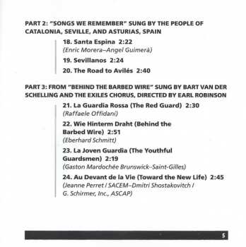 CD Various: Songs Of The Spanish Civil War