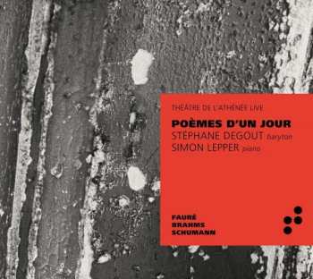 CD Robert Schumann: Poèmes D'un Jour - Théâtre de L'Athénée Live