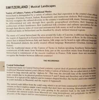 CD Various: Suisse: Paysages Musicaux = Switzerland: Musical Landscapes