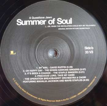 2LP Various: Summer Of Soul (...Or, When The Revolution Could Not Be Televised) (Original Motion Picture Soundtrack)