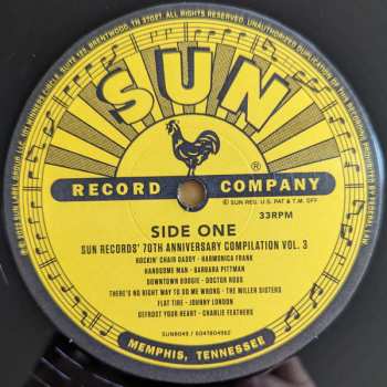 LP Various: Sun Records' 70th Anniversary Compilation Vol. 3