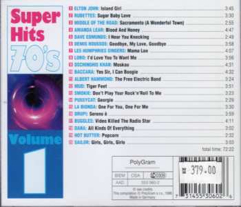 CD Various: Super Hits 70's Volume 1