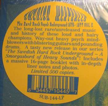 LP Various: Swedish Meatballs The Hard Rock Psych Underground 1970 - 1977 Vol 2