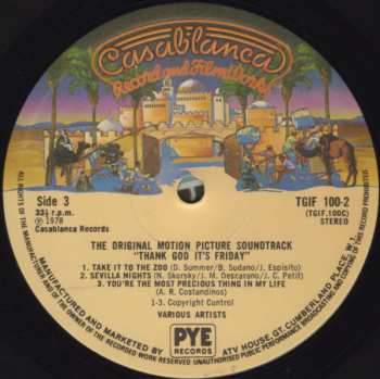 3LP Various: Thank God It's Friday