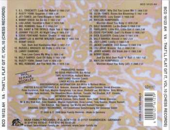 CD Various: That'll Flat ... Git It! Vol. 10: Rockabilly From The Vaults Of Chess Records