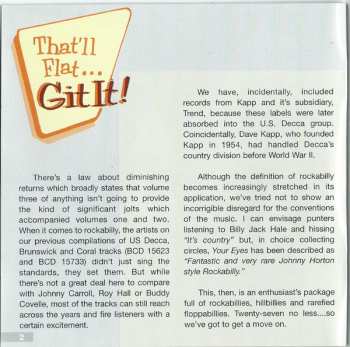 CD Various: That'll Flat ... Git It! Vol. 9: Rockabilly From The Vaults Of Decca Records