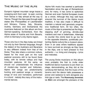 CD Various: The Alps: Music From The Old World