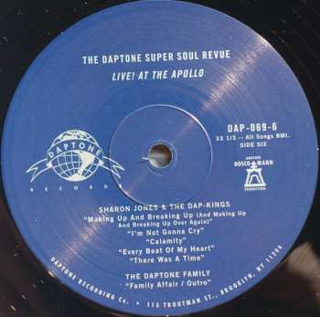 3LP Various: The Daptone Super Soul Revue Live! At The Apollo