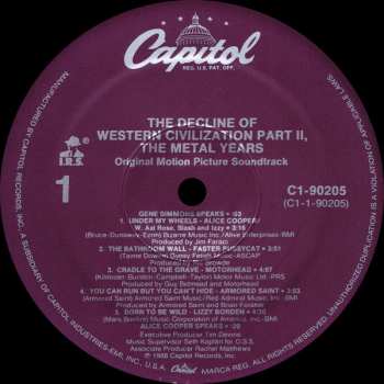 LP Various: The Decline Of Western Civilization Part II: The Metal Years (Original Motion Picture Soundtrack)