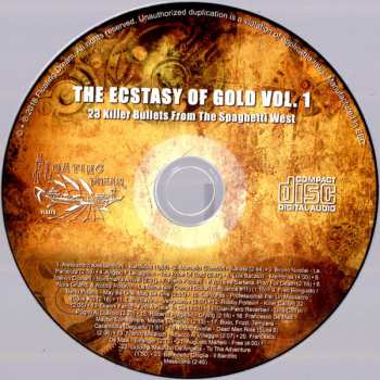 CD Various: The Ecstasy Of Gold: 23 Killer Bullets From The Spaghetti West (Vol. 1)