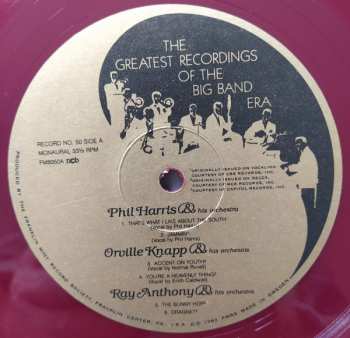 2LP/Box Set Various: The Greatest Recordings Of The Big Band Era 49/50 (2xLP + BOX + BOOKLET) (ČERVENÉ DESKY)