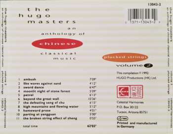CD Various: The Hugo Masters - An Anthology Of Chinese Classical Music Volume 2: Plucked Strings