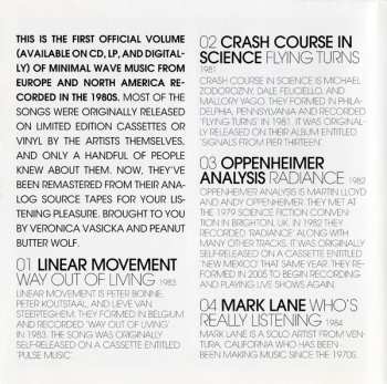 CD Various: The Minimal Wave Tapes Volume One