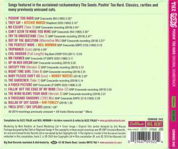 CD Various: The Seeds: Pushin' Too Hard (Original Soundtrack)