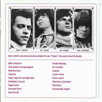 CD Various: The Seeds: Pushin' Too Hard (Original Soundtrack)