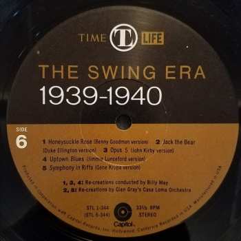 3LP/Box Set Various: The Swing Era: The Music Of 1939-1940: 1939: A Real Dream Of A Year