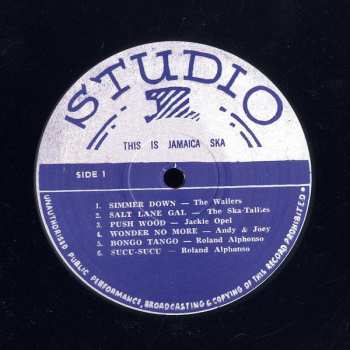 LP Various: This Is Jamaica Ska - Presenting The Ska-Talites