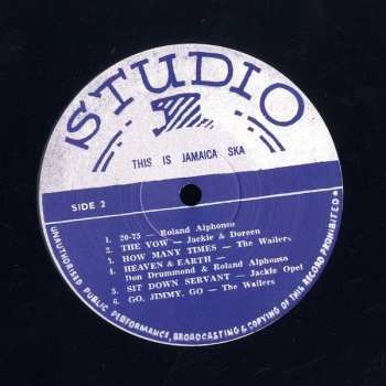 LP Various: This Is Jamaica Ska - Presenting The Ska-Talites