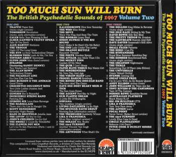 3CD/Box Set Various: Too Much Sun Will Burn (The British Psychedelic Sounds of 1967 Volume 2)